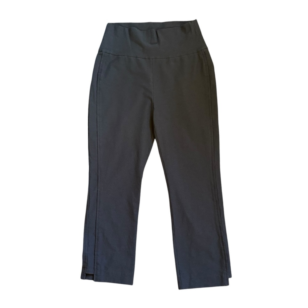 Eileen Fisher Gray High Rise Crop Trouser Pants Business Casual Womens Size XS - Picture 1 of 11